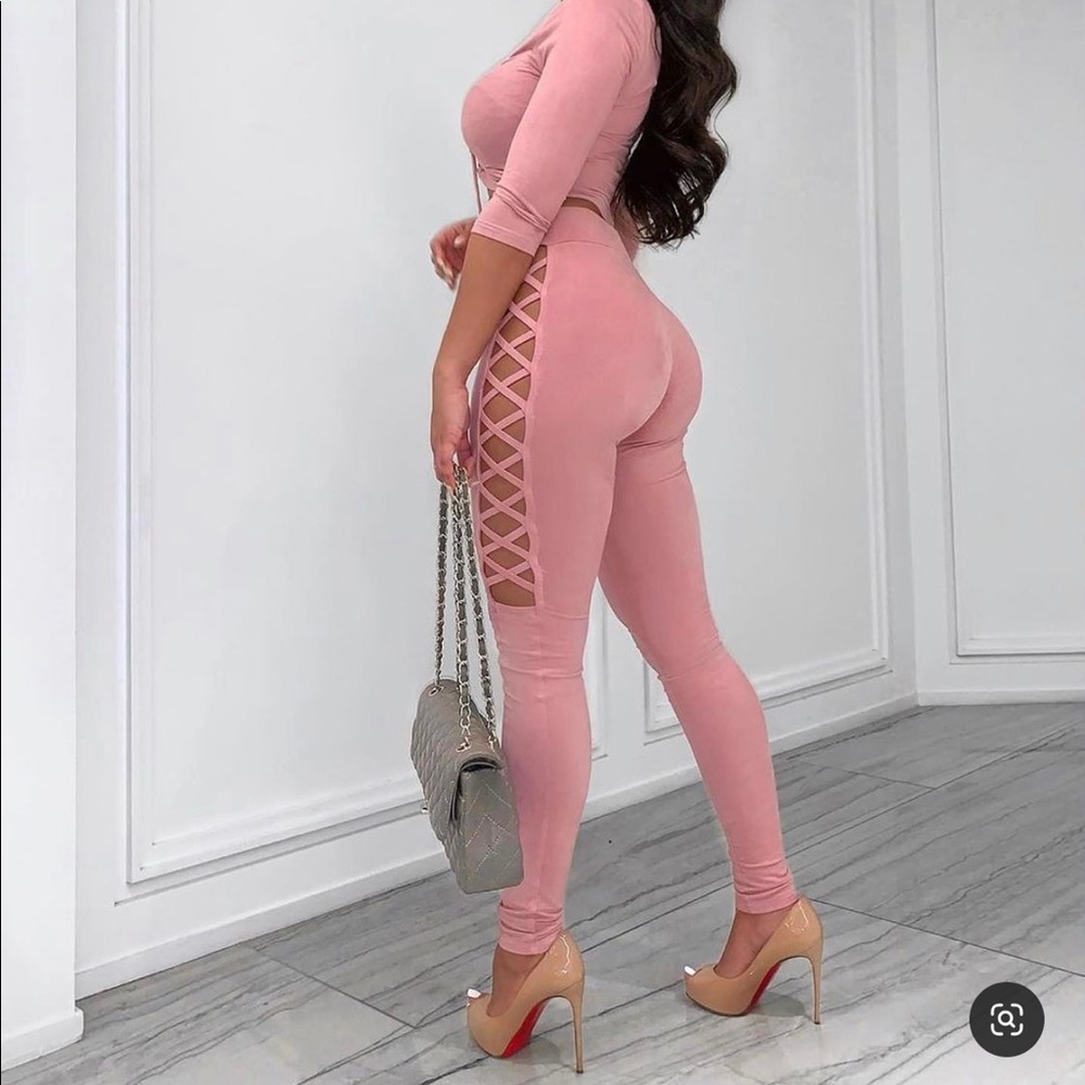Pink matching set